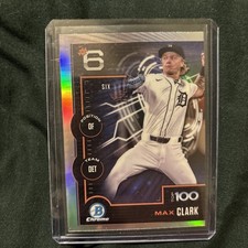 2025 Bowman - Bowman Scouts Top 100 Chrome Max Clark #BTP-6 (RC)
