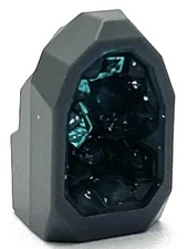 Lego New Dark Bluish Gray Rock 1 x 1 Geode Molded Glitter Part