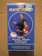 The Magic Video: Sleight-of-Hand with Michael Ammar (VHS) Brand New Rare Sealed