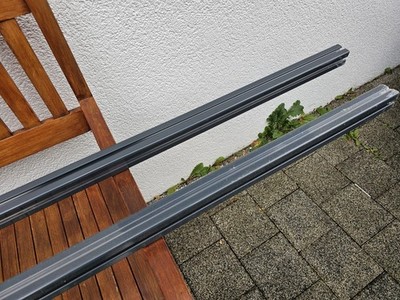 Systemprofile 2000mm Aluminium Profil 40x40mm Nut 8 Strebenprofil Anthrazit 4040
