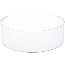 Plymor Acrylic Beveled Ball or Sphere Display Holder Stand, 3" H x 10" W