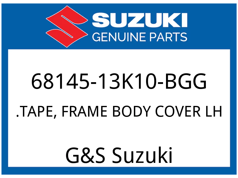 .TAPE, FRAME BODY COVER LH