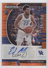 2020-21 Prizm Draft Picks Prospect Orange Pulsar 10/49 EJ Montgomery Auto 0c6