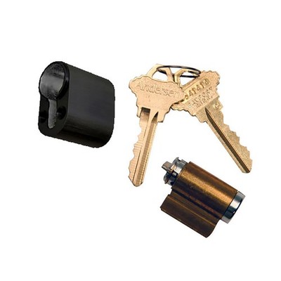 Andersen Albany Keyed Lock Cylinder with Housing Black