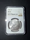 1886 $1 Morgan Silver Dollar