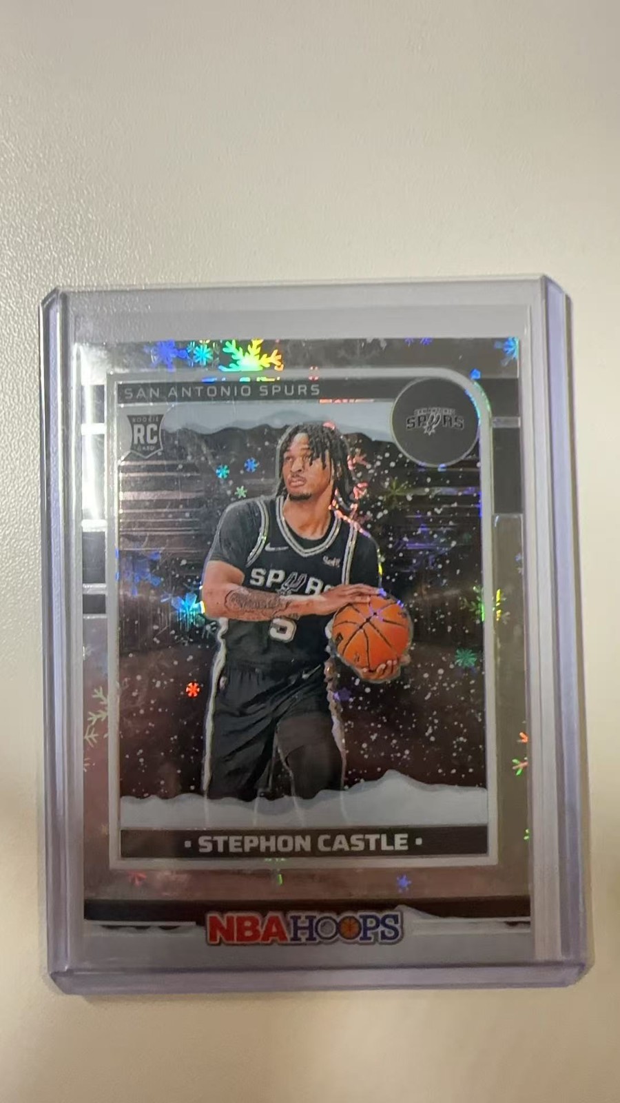2024-25 Panini Nba Hoops - Rookies Stephon Castle #234 Premium Winter Prizm (RC)