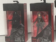 Hasbro Star Wars The Black Series Kylo REN 03  And Jyn Erso NIB 6 Inch