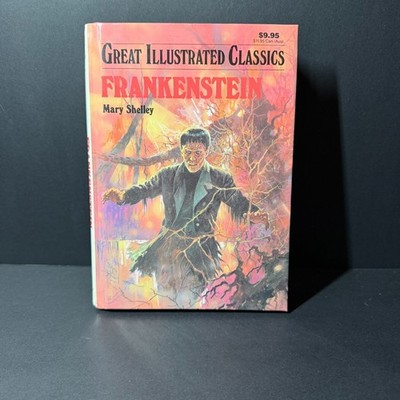 Frankenstein Mary Shelley Great Illustrated Classics Book 1993 Horror Monster HC