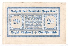 1920 Austria 20 Heller Note (3764)