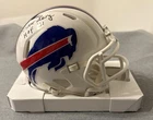 Buffalo Bills Marv Levy Autographed Mini NFL Helmet w/Inscription