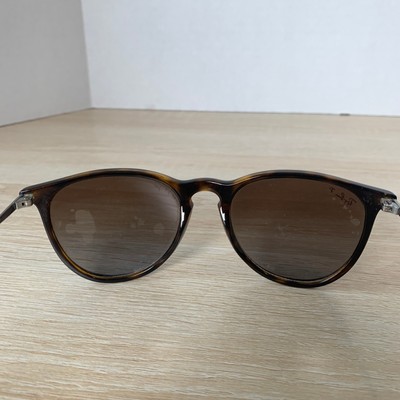 RAY BAN Erika RB 4171 710/t5 Tortoise‎ Silver 54-18 Frame Only H18533 RAY BAN ERIKA RB 4171 710/t5 TORTOISE SILVER ROUND 54/18/145  main image 2