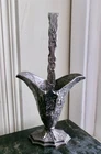 Antique Victorian Figural Repousse Bridal Basket Silverplate Barbour Silver 10"H