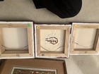 Mi Wepper Original Mixed Media Abstract 3D Textured Canvas Set of 3 Signed — photo 4