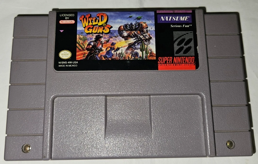 Nintendo SNES Video Games Wild Guns for sale | eBay