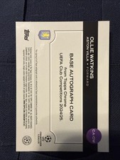 Soccer Aston Villa Autographed Sports Trading Cards & Accessories