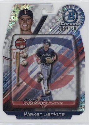 2024 Bowman Draft In Action Mini-Diamond Refractor 89/150 Walker Jenkins 10yf