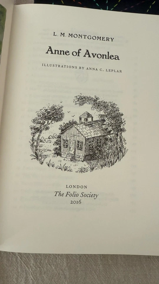 Folio Society 2016 Anne of Avonlea by L.M. Montgomery, L.M. Leplar - Image 4 of 4