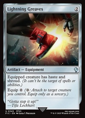 Lightning Greaves 349 U Normal FIC MTG NM