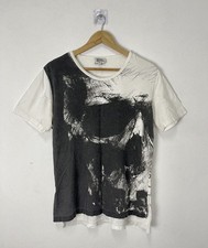 Vivienne Westwood Graphic All-Over Print Cotton T-Shirt White  Black Size 48