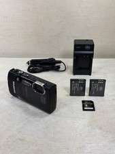 Olympus Stylus Tough TG-850 16.0MP Digital Camera W/ 2 Batts, Charger, SD Card