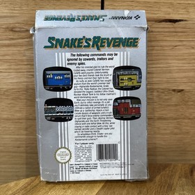 Snake&rsquo;s Revenge NES PAL (Boxed And Disc Holder) Nintendo Konami Games VGUC
