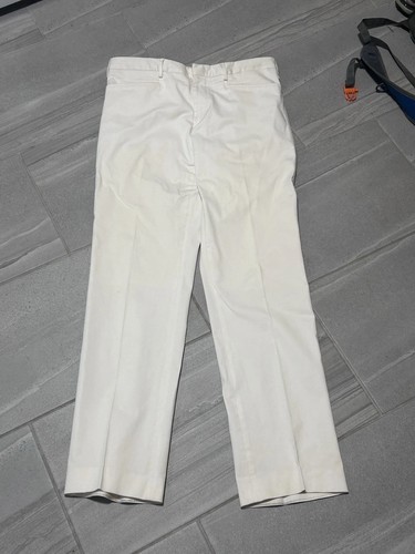 Archive 2007 PRADA White Tailored Trousers - IT 50 (UK 12/14) - 32" Waist - 第 2/16 張圖片