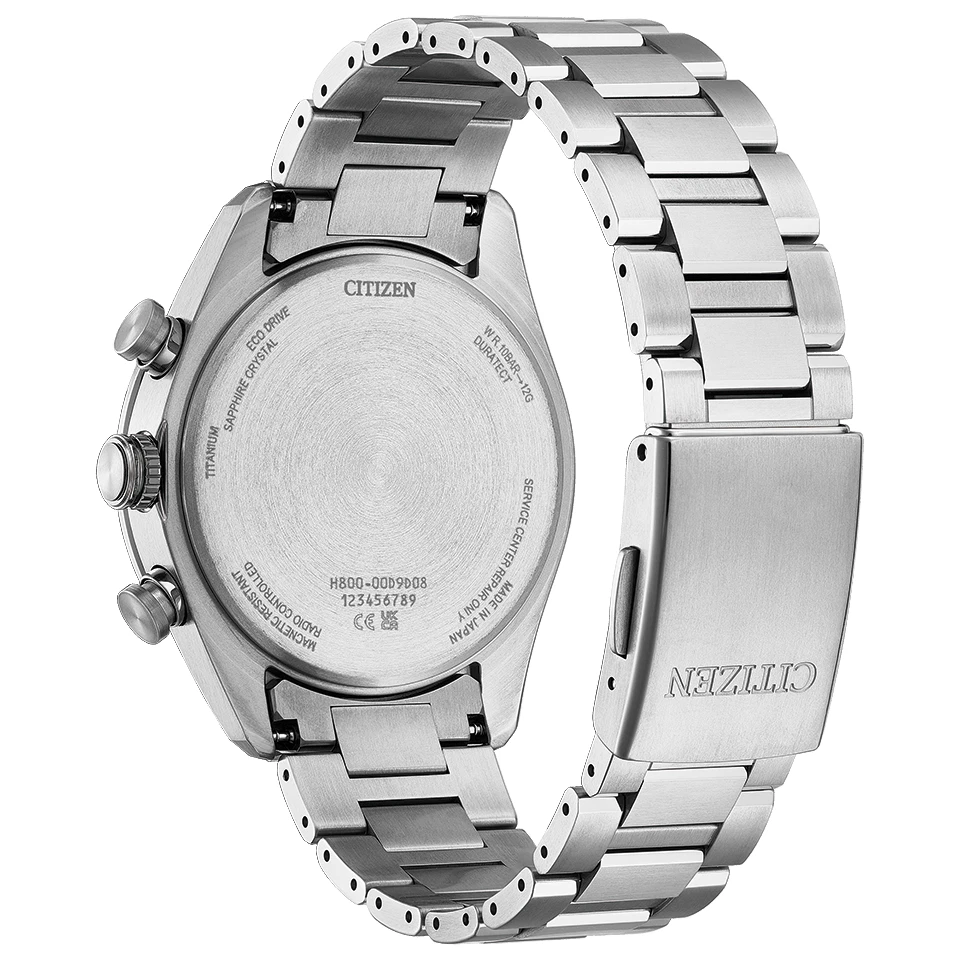 Reloj Citizen Attesa AT8296-53A Eco-Drive Radio Atómica Titanio Zafiro Hombre NUEVO