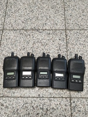 Lot 5 Vertex Standard VX-180U Two-Way Radio (Untested) for parts