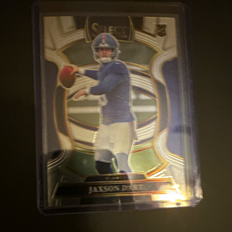 Panini Select Football Jaxson Dart New York Giants Concourse #93 Card