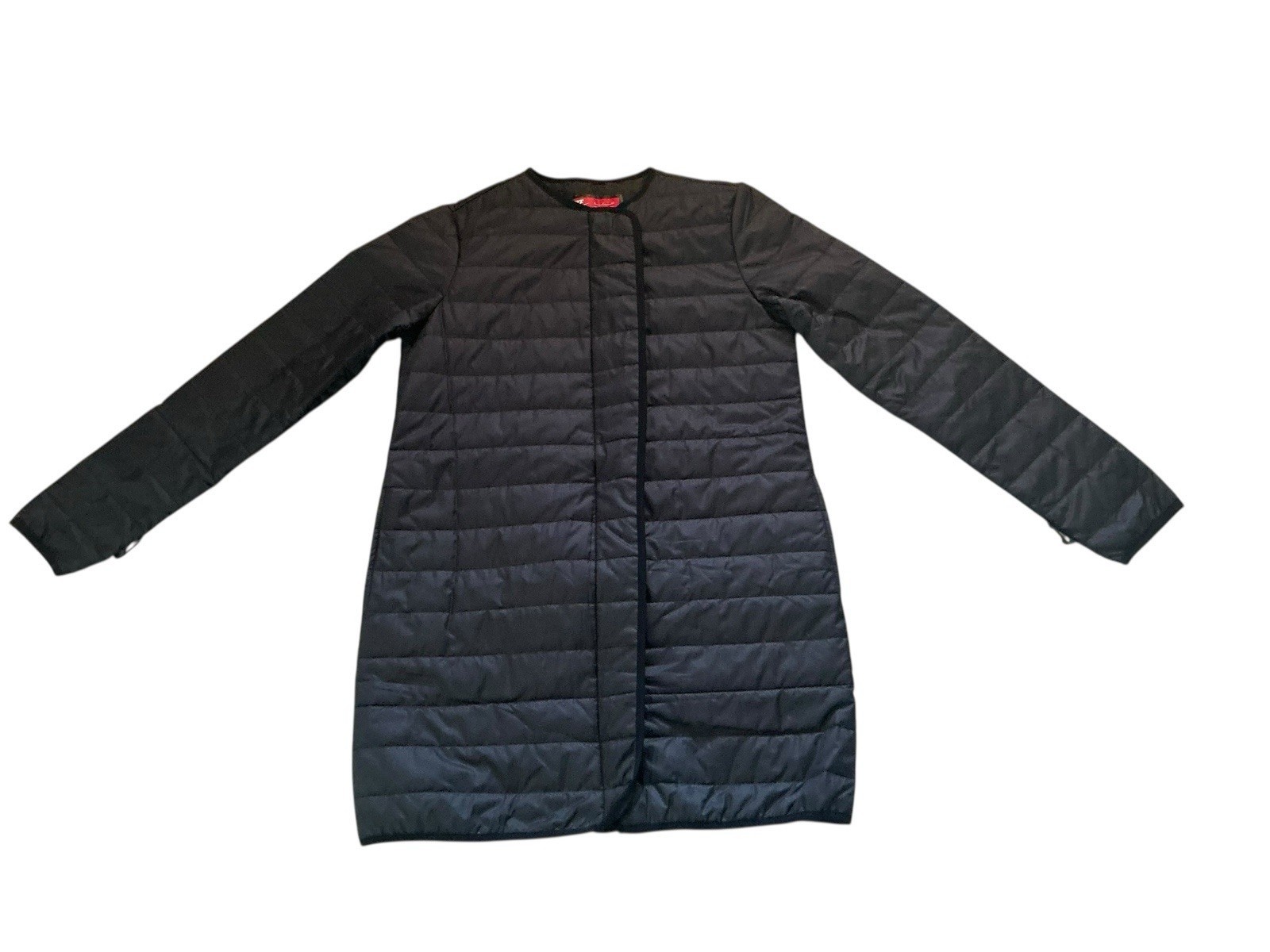 SACAI X NIKE Nike Giacca Donna Piccolo Cappotto Nero Primaloft Trapuntato Imballabile