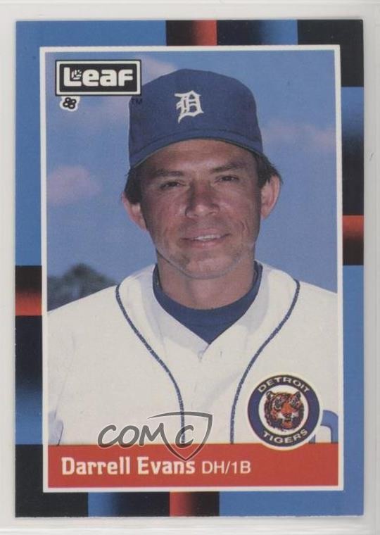1988 Leaf Canadian Darrell Evans #173 0b5