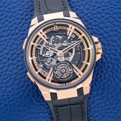 Ulysse Nardin Blast Hourstriker Tourbillon 18k Rose Gold Titanium 6215-400/02