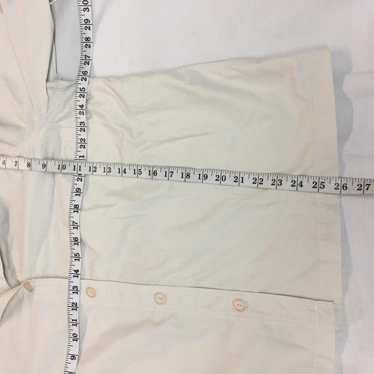 Appleseed's 1X jacket beige button down collared … - image 6