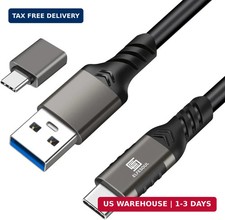 USB C Cable 3.3ft, USB-A to USB-C Cable USB 3.1 USB 3.2 Gen2 10Gbps Data Charger