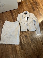 NWT ST. JOHN COUTURE KNIT SKIRT SUIT size 8