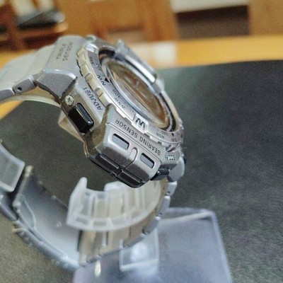 PRT-411-1 プロトレック チタニウム CASIO PROTREK PRT-411 Titanium Triple Sensor Solar Radio