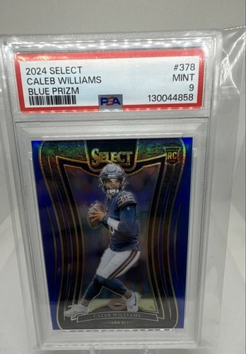 2024 Panini Select - Suite Level Caleb Williams #378 Blue Prizm /99 (RC)