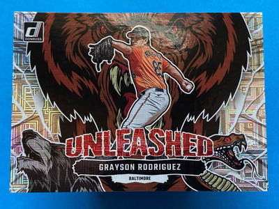 Grayson Rodriguez 2023 Panini Donruss Unleashed Vector #U15 Baltimore Orioles