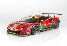 Ferrari 488GTE LMGTE - Lemans 2021 Car #52 - 1/18 - BBR
