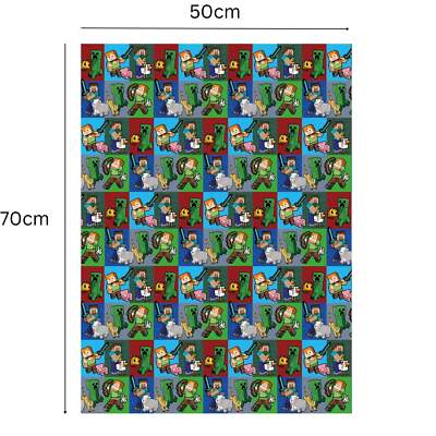 Building Blocks Wrapping Paper - 6 Sheets Of Colourful Birthday Gift - View #5
