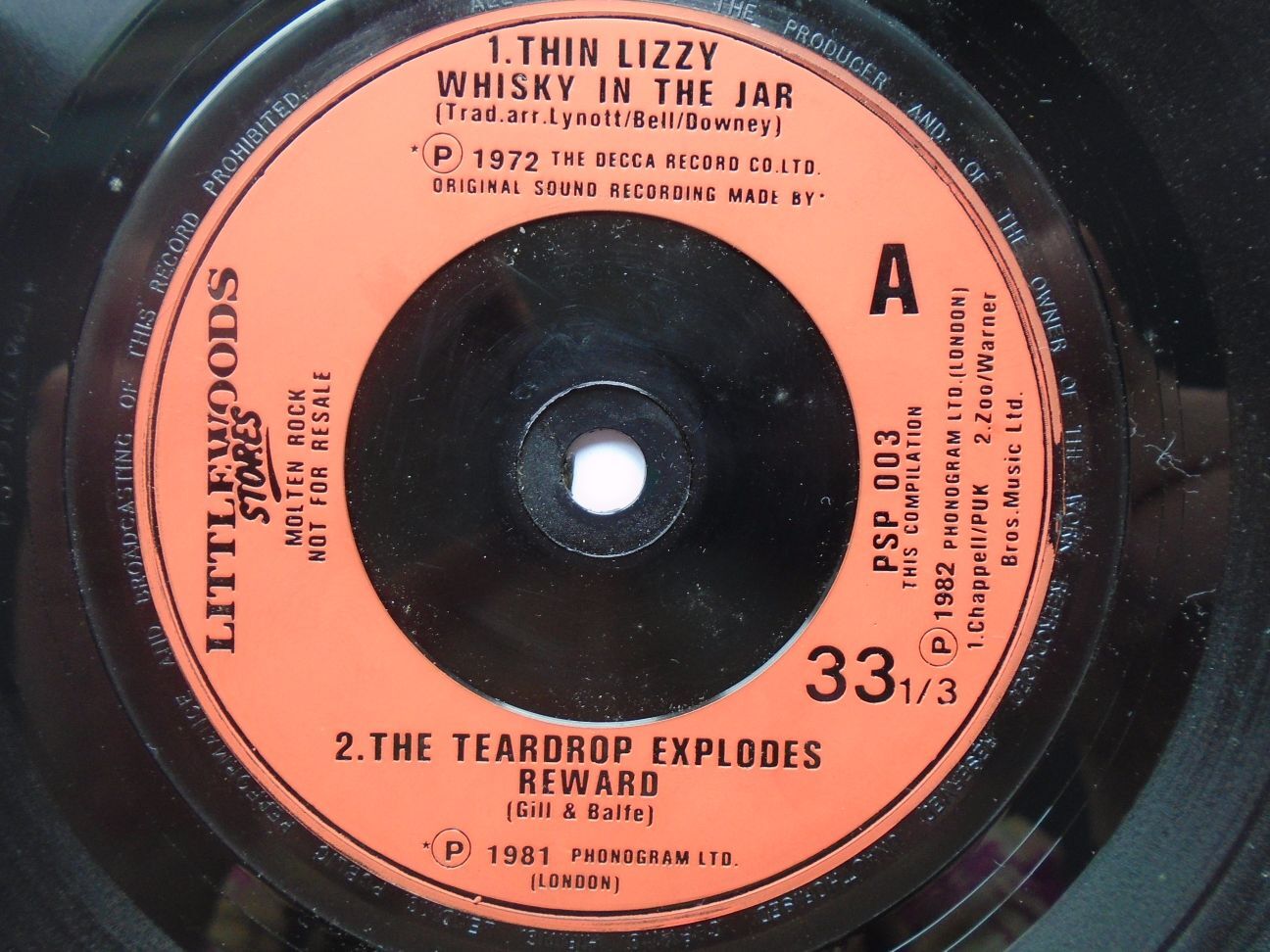 Various Littlewood Stores Molten Rock 7