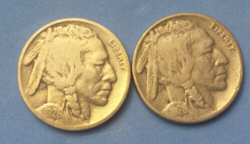 1926, 1926 s Buffalo Indian Head Nickel #3 - Photo 1 sur 2