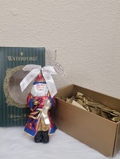 WATERFORD HOLIDAY HEIRLOOMS PATRIOTIC SANTA ORNAMENT