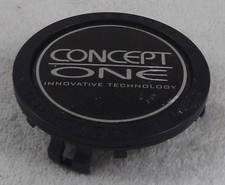 Concept One Wheels Gloss Flat Black Custom Wheel Center Cap 220 400 01 25