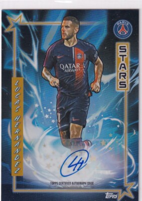 Carte Topps Whip Lucas Hernandez Auto /5, édition Limitée, Occasion
