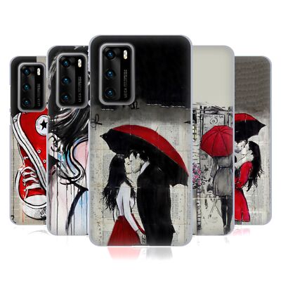 OFFICIAL LOUIJOVERART RED INK SOFT GEL CASE FOR HUAWEI PHONES 4