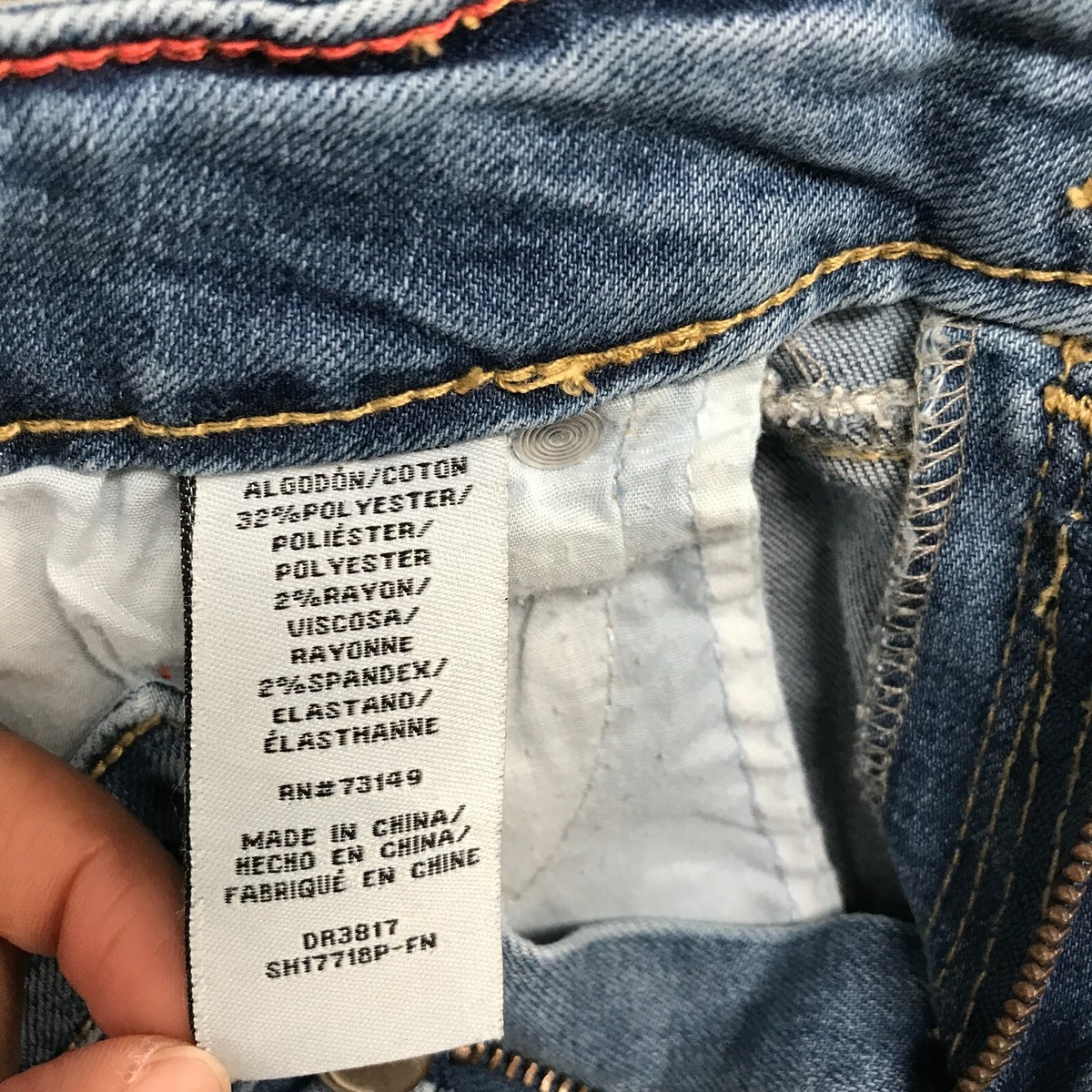 Fashion Nova Shorts Juniors Size 5 Cuffed Mid RIse Denim Jean 3