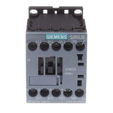 1 x 1 x Siemens Sirius Innovation 3RT2 3 Pole Contactor, 3NO, 9 A, 4 kW (AC3), 1