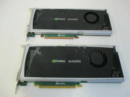 PNY NVIDIA Quadro 4000 2GB GDDR5 Video Card Lot of 2