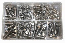 STAINLESS STEEL SETSCREWS M5 - M10 QTY 120 AT33